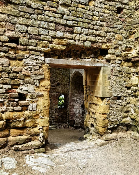 Απομεινάρια Του Κάστρου Chepstow Castell Cas Gwent Στο Chepstow Monmouthshire — Φωτογραφία Αρχείου