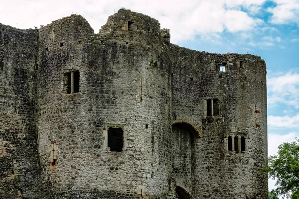 Remains Chepstow Castle Castell Cas Gwent Chepstow Monmouthshire Wales United — ストック写真