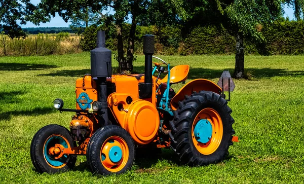 Argentinischer Oldtimer Traktor Bulldog Pampa T01 Choczewo Pommern Polen August — Stockfoto