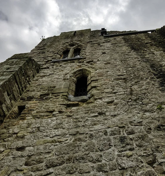 Remains Chepstow Castle Castell Cas Gwent Chepstow Monmouthshire Wales United — Fotografia de Stock