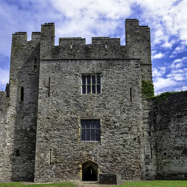 Remains Chepstow Castle Castell Cas Gwent Chepstow Monmouthshire Wales United — 图库照片
