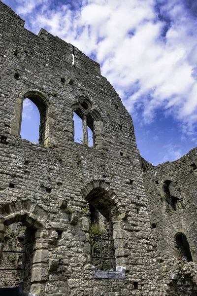 Remains Chepstow Castle Castell Cas Gwent Chepstow Monmouthshire Wales United — ストック写真