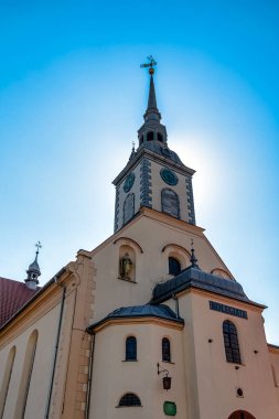 Parish church of the Most Holy Trinity in Wejherowo, Pomerania, Poland on 12 August 2022