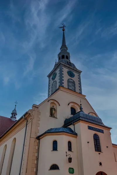 Parish Church Most Holy Trinity Wejherowo Pomerania Poland August 2022 — Foto Stock