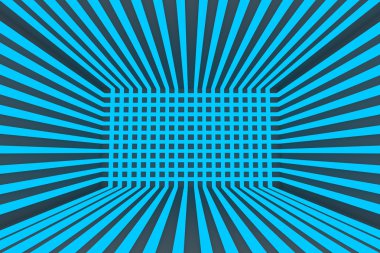 boş oda ile mavi lazer