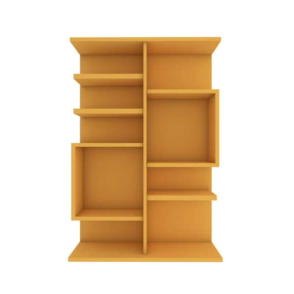 Orange shelf — Stock Photo, Image