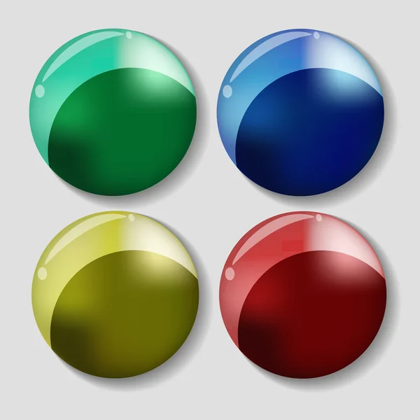 Color button — Stock Vector