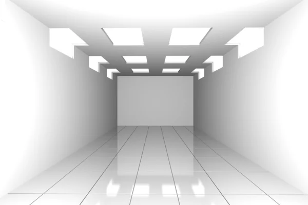 Abstract white empty room — Stock Photo, Image