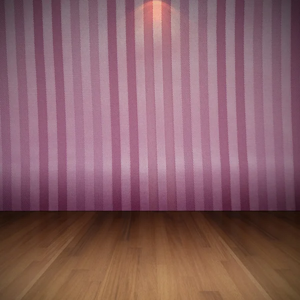 Vintage Pink Wallpaper Room Interior — Stock Photo, Image