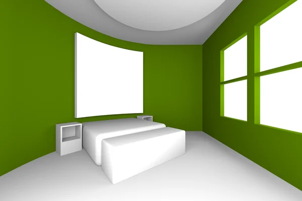 Mock up para el dormitorio — Foto de Stock