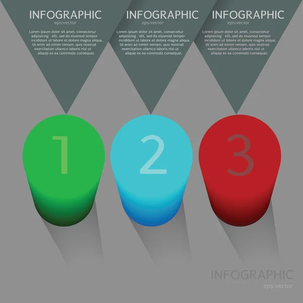 颜色现代商业设计模板 — 图库矢量图片
