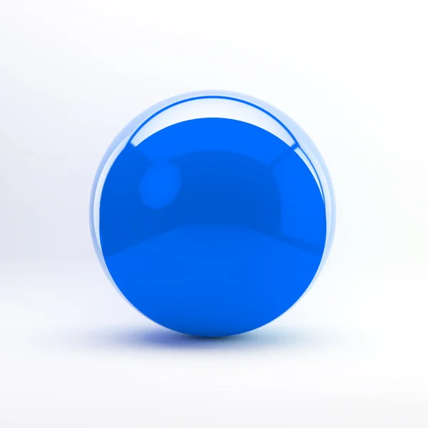 Sfera blu — Foto Stock