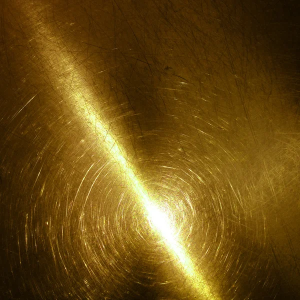 Old circular brushed gold Royalty Free Stock Images