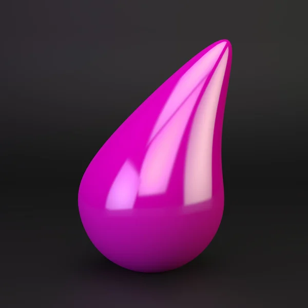 3D färg droplet — Stockfoto