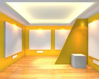 boş oda sarı Galeri