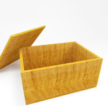 Teak ahşap sandık
