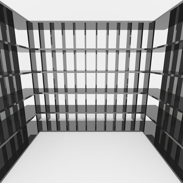 Черная книжная полка и хранение данных
