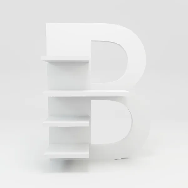 Forme d'étagère alphabet B — Photo