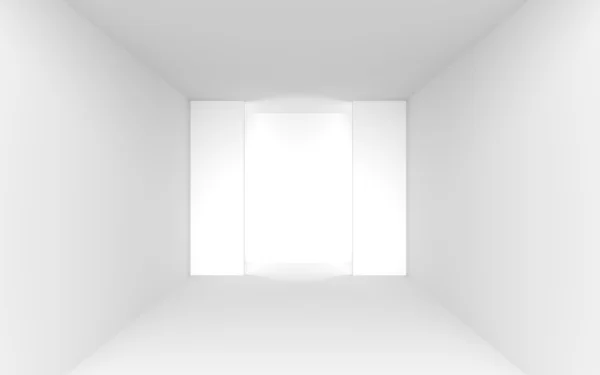 Empty white room — Stock Photo, Image