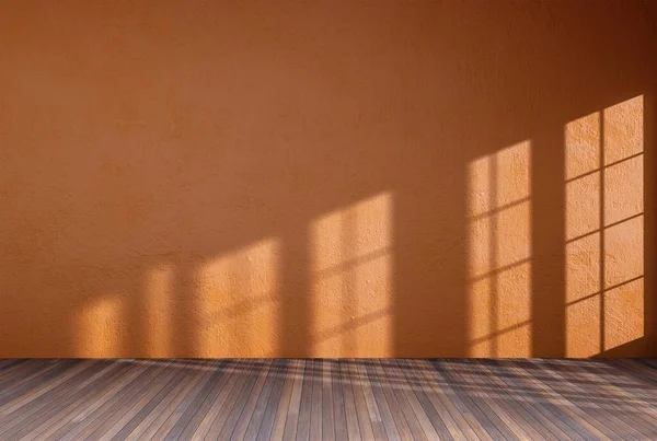 Home Interior Mockup Empty Room Color Wall Decorated Wooden Floors — Stock Photo, Image