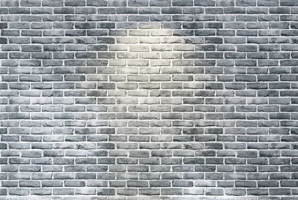 Empty Room White Brick Wall Textured Background — Stockfoto