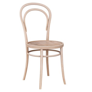 3d Furniture Modern Chair isolated on a white background, Decoration Design for living., 3D Rendering