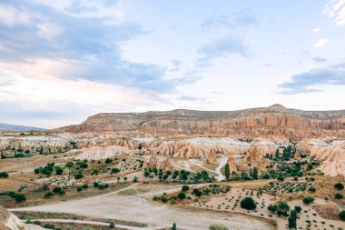 Greme Panorama 'nın manzarası aşk tepesinde çekildi, Greme, Cappadocia, Türkiye