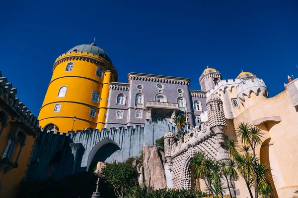 Pałac Pena Sintrze Lizbona Portugalia Słynny Punkt Orientacyjny Piękny Pałac — Zdjęcie stockowe