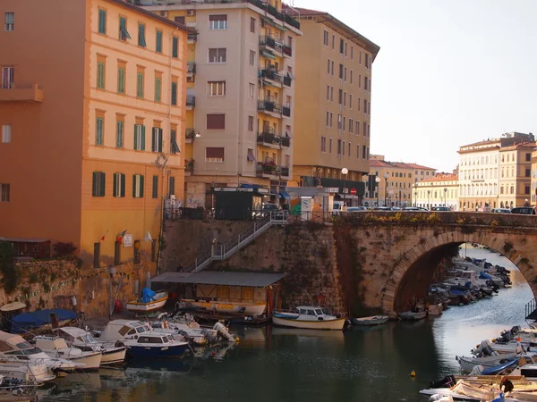 Nel Porto centro di livorno — Zdjęcie stockowe