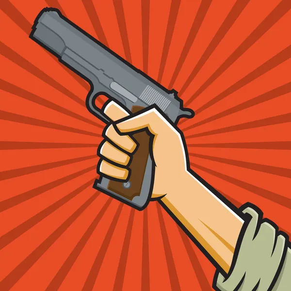 Soviet Pistol — Stock Vector