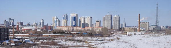 Stad van Heihe (China). Panoramisch uitzicht — Stockfoto