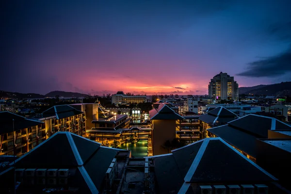 夜视图普吉岛 — 图库照片