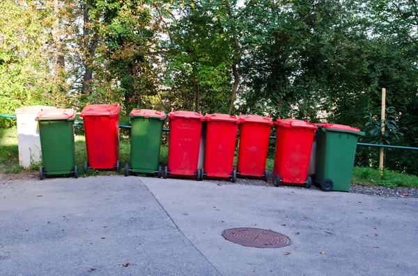 Caixas de reciclagem — Fotografia de Stock