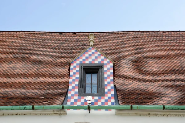 Tile roof with window — Stock Photo, Image