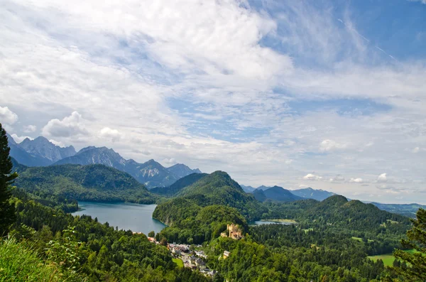 Almanya 'daki Bavyera Alplerinin manzarası — Stok fotoğraf