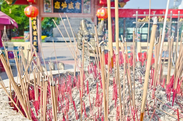Incensura al tempio cinese — Foto Stock