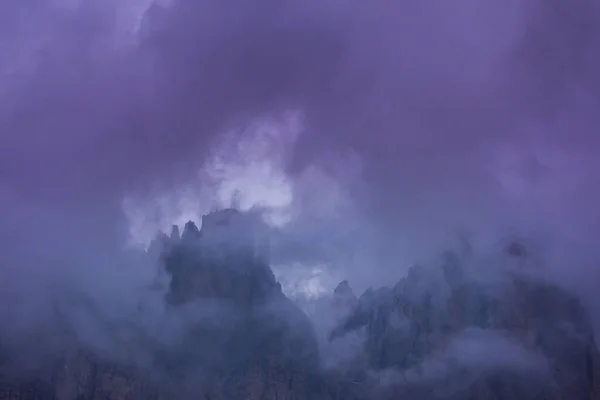 Bellissimi Colori Dell Alba Nelle Alpi Francesi Estate — Foto Stock