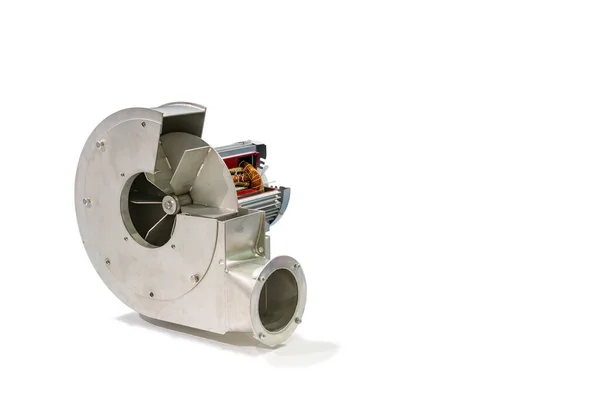 Industrial Dust Exhaust Ventilation Centrifugal Fan Air Blower Assembly Electric — Stockfoto
