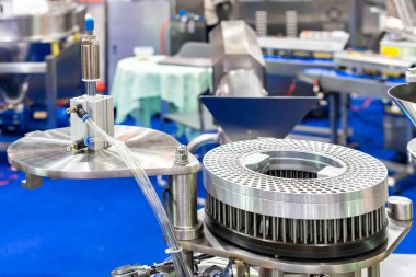 Metal stainless steel capsule disc and pin disc on rotary table component of capsule filling machine for industrial