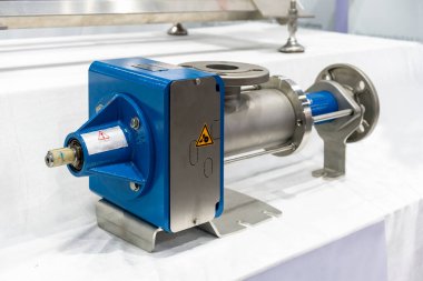 progressive cavity screw pump for transfer fluid viscous or shear sensitive materials manufacturing in industrial