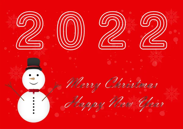 Дизайн Графіки Card Merry Christmas Happy New Year — стоковий вектор