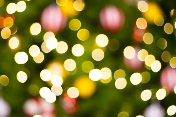 Borrosa Decoración Navidad Árbol Para Festival — Foto de Stock