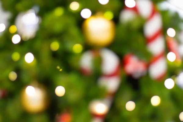 Borrosa Decoración Navidad Árbol Para Festival — Foto de Stock