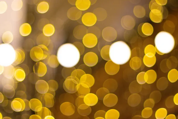 Blurred Abstract Bokeh Background Decorations New Year Holidays — Stock Photo, Image