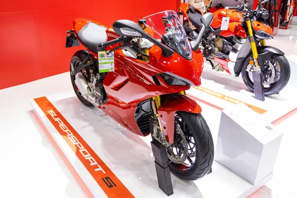 Nonthaburi Tailandia Dic 2021 Exposición Motocicletas Ducati Scrambler Salón Internacional — Foto de Stock