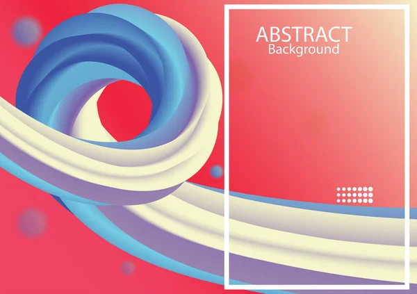Abstract Background Fluid Liquid Style Gradient Wallpaper Vector Illustration — Stock Vector