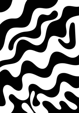 soyut arkaplan sanat modeli siyah ve beyaz, vektör illüstrasyonu