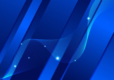 soyut arkaplan deseni paralel parlaklık mavi biçim vektör çizimi