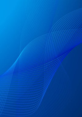 grafik tasarımı soyut duvar kağıdı mavi renk arkaplan vektör çizimi 