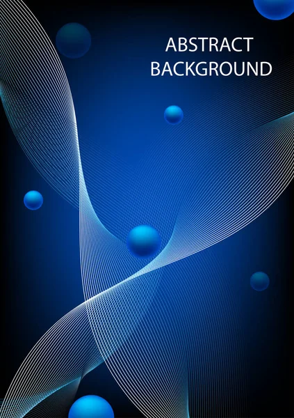 soyut arkaplan çizgisi mavi top parlaklığı mavi vektör çizimi ile paralel